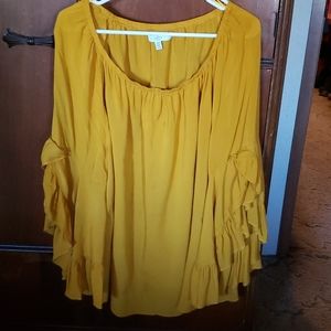 5/$20....Golden Blouse by Fever
